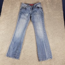 Bongo Jeans Womens 7 Tall Blue