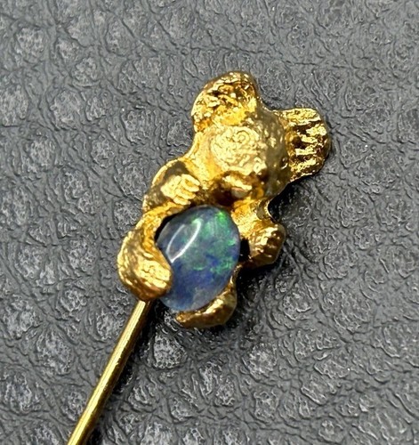 Vintage gold tone koala - tone,