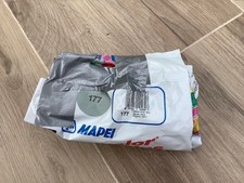 Part used bag of tiling grout, Mapei ultra colour plus Sage 177.
