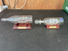 HMS Victory & HMS Discovery Glass Ships In Bottles