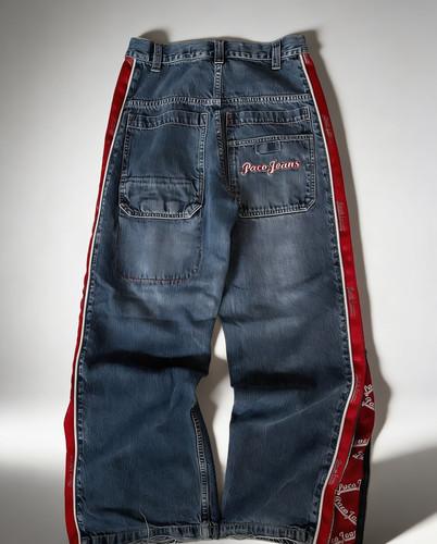 Y2k gothic baggy jeans women - gothic,