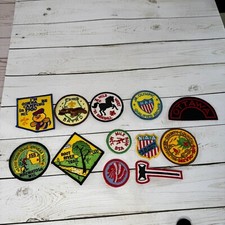 Lot of 13 Vtg Boy Scout MCC BSA Patches 1980s Milwaukee Archery Trail Camping