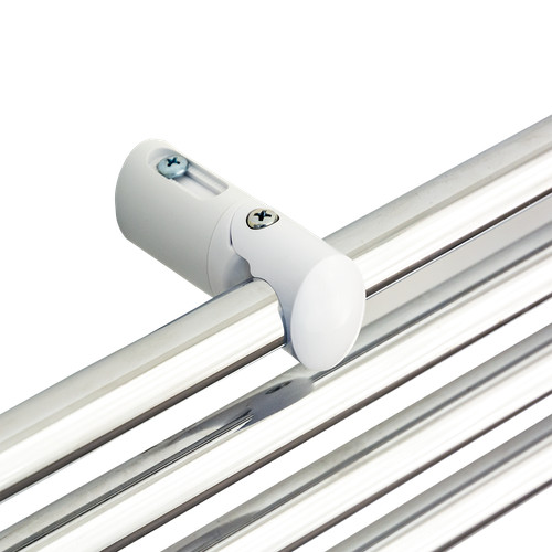 White clamp brackets for - white,