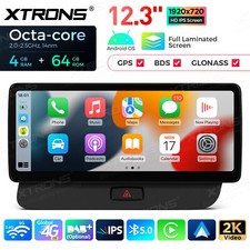 12.3" HD Screen Android 14 Car Stereo GPS Nav For Audi Q5 Concert/Symphony Radio