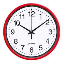 8" Round Wall Clock Simple