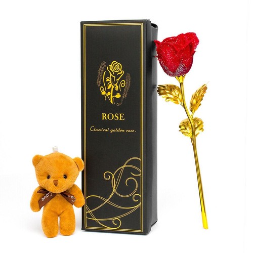 Romantic 24k gold galaxy rose - romantic,