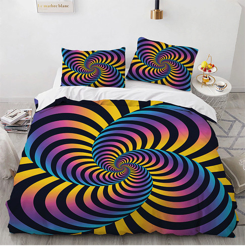 Psychedelic duvet cover set - duvet,