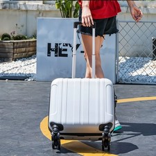 Small Suitcase Travel Luggage Trolley 4 Wheel Lightweight Hard Shell Cabin Case 