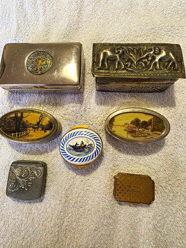 Vintage trinket box lot - vintage,