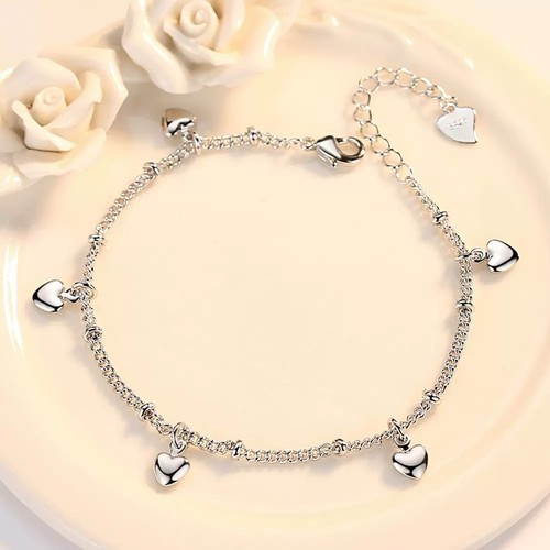 Beautiful bead heart linked - beautiful,
