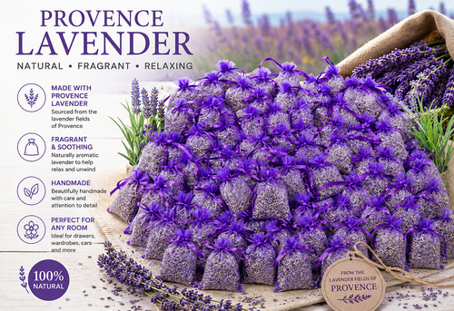 Moth repellent lavender bags - lavender,