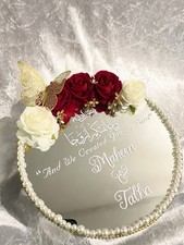 Personalised Mirror Ring Plate