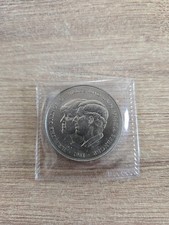 commemorative coin issued for the royal wedding Charles and Lady Diana  1981.