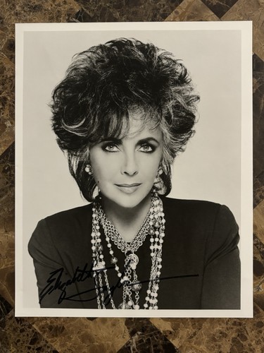 Elizabeth taylor signed - taylor,