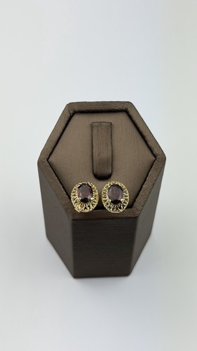 Garnet 9ct gold - garnet,