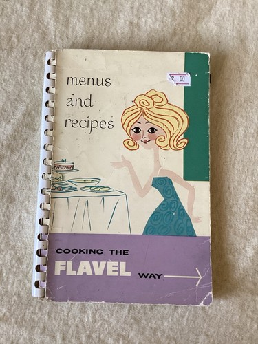 Vintage flavel cookbook menus - cookbook,