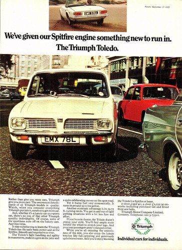 1972 advert for - advert, triumph