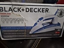 New Black And Decker Steam Iron 2200w