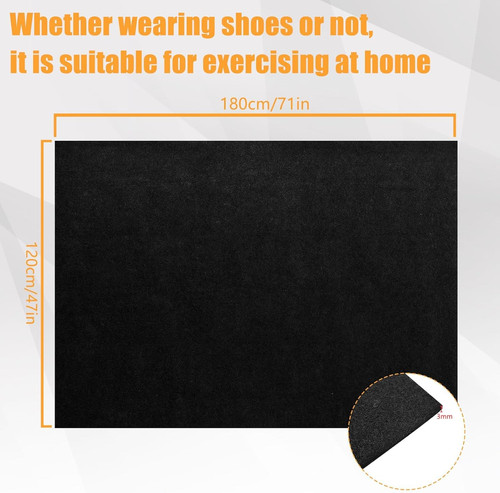 Large exercise mat 183 122cm - large, 183×122cm