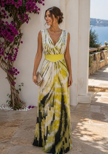 Genese grecian maxi dress - dress, uk