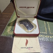 silver match vintage lighter