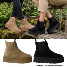 LADIES CHELSEA BOOTS WOMENS