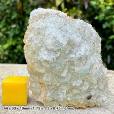 Green Fluorite Crystal Heights