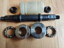Vintage Steel Tange BB Tapered Bottom Bracket English Thread Retro Bike Project