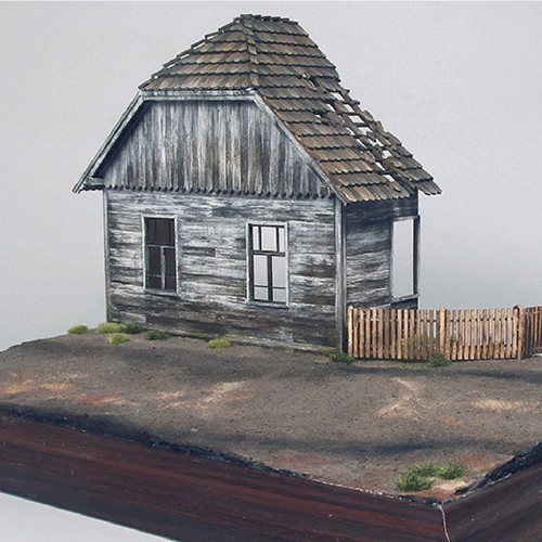 Ruins european house - ruins,