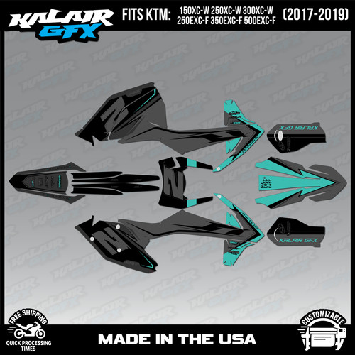 Graphics kit for ktm - for,