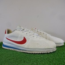 Nike Trainers Size 10 Mens White Leather Cortez Ultra Moire Classic Outdoor