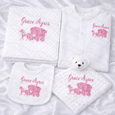 Baby Girl Sleepsuit Blanket