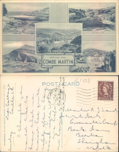 Greetings from combe martin - greetings,