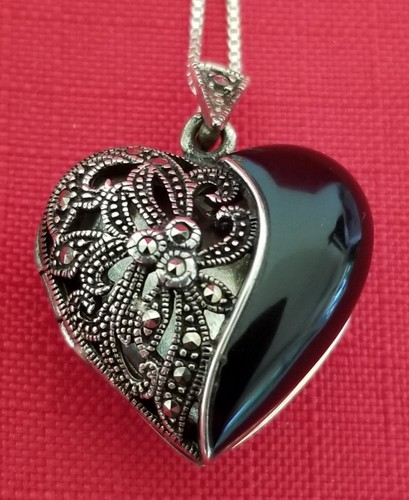 Sterling black stone - sterling, &