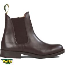 Tuffa Children's Polo Jodhpur Boots  BROWN UK11 EU31  Hard Wearing  Chelsea Boot