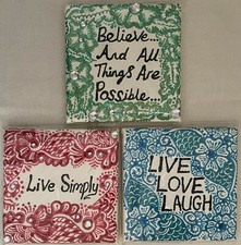 6" x 6" Square Canvas Freehand Acrylic Henna Art Frames - *3 DESIGNS AVAILABLE*