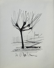 Bernard Buffet: Autumn, Signed Engraving, 1961, 197ex