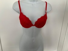 secret possessions size 34B red padded new bra