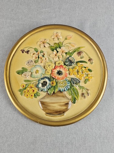 Mid century chalkware painted - chalkware,