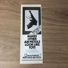 GUNS166 MAGAZINE ADVERT 12X5 HEALTHWAYS REPEATING BB PISTOL