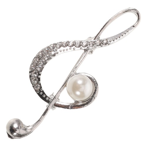 Rhinestone music note - ,