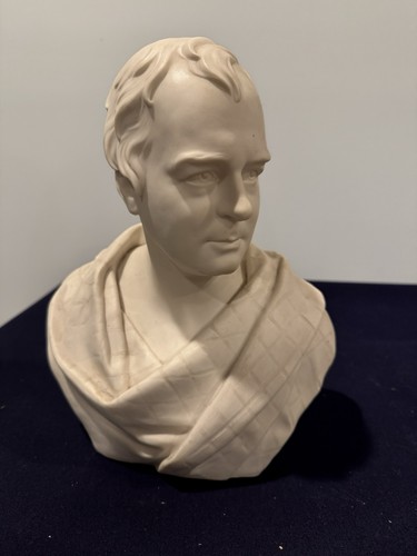 Victorian parian bust sir - parian,
