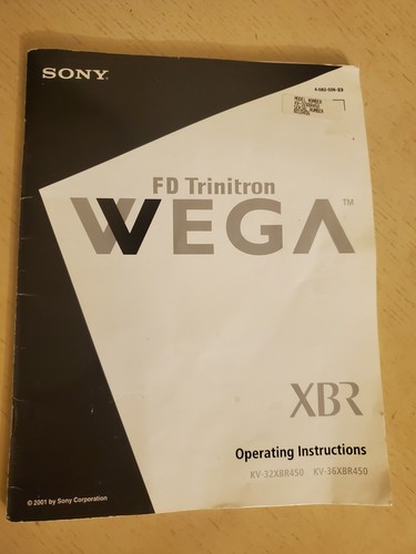 Sony trinitron 2001 - sony, tv