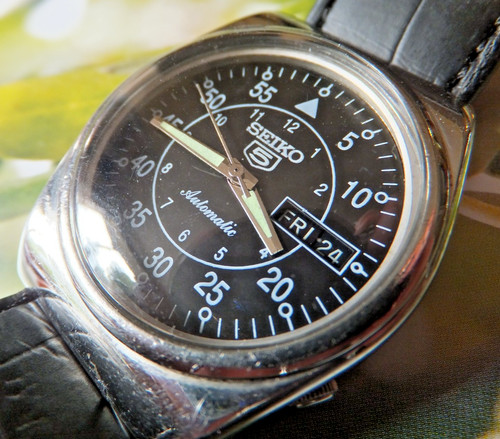 Seiko black fleiger - "fleiger, style"