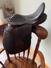 English Leather 15” Extra Wide M&J Pony Saddle