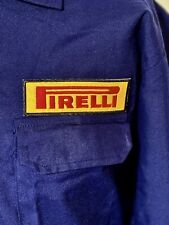 Classic Pirelli Badged Zip Front Navy Boiler Suit Overalls Size XXL 49-52" Chest
