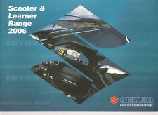 Suzuki Range 2006 GB Scooter & Learner Brochure AN650 AN400 VL125 GZ125 RV125