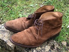 Vintage Suede Men’s Ankle Boots Hush Puppies Size 8