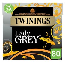 Twinings Lady Grey Tea Bags 80 Pack 200g  Free And Fast Delivery