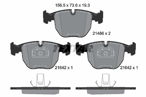 Front brake pad set disc - brake,